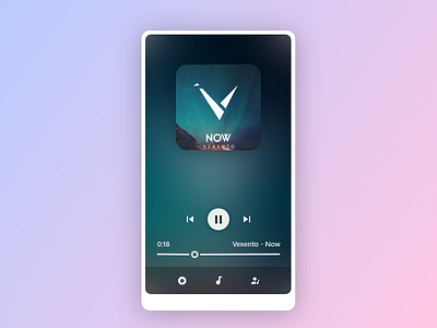 Music App Art Concept app application design material mi mix music ui vexento