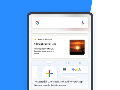 Google App Home Page Redesign Idea android app design google home idea ios material page redesign