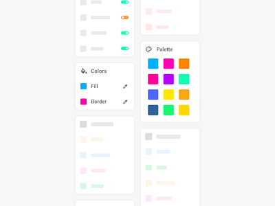 Color Picker Card Panel by Oleksii Besida on Dribbble