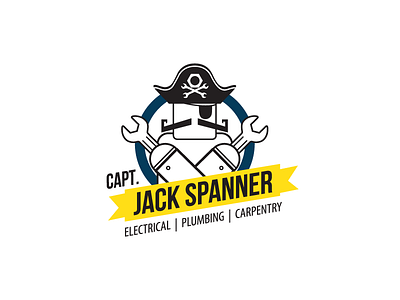 Captain Jack Spanner - Logo Design branding debut graphic design illustration logo design