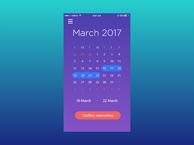 DailyUi 080 Date Picker