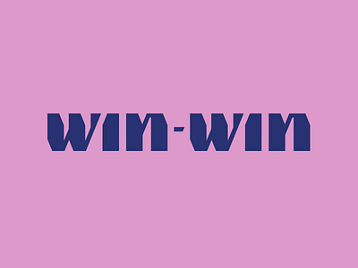 win-win identity logo mark symbol