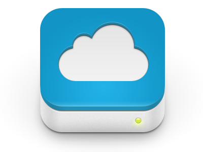 Cloud Drive Inset icon ios