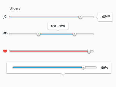 UI Pack - Sliders sliders ui