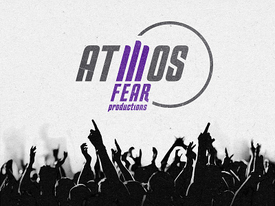 ATMOSFEAR productions (Logo) atmos atmosfear brand dj druschel fear identity label logo music productions techno