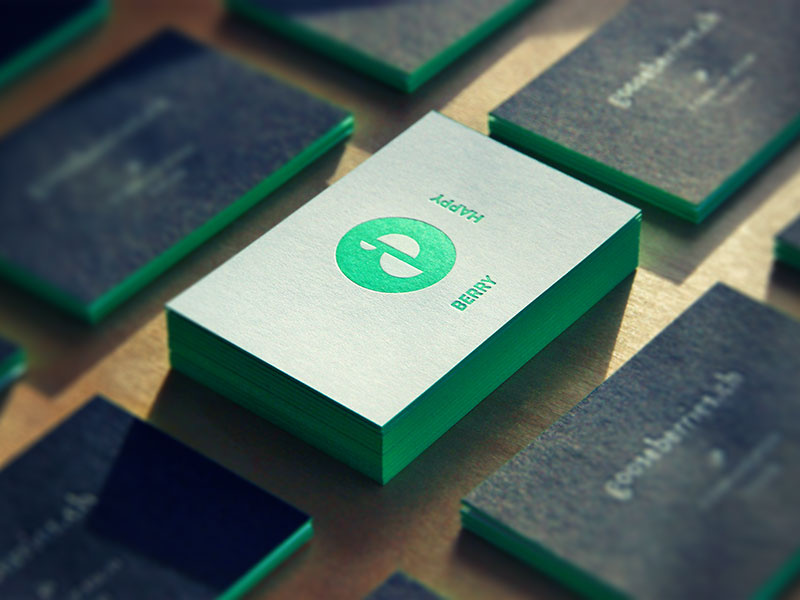 Gooseberries Letterpress Business Cards By Andreas Druschel UXMC For 