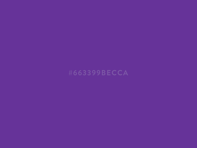 #663399becca 663399 663399becca becca meyer purple