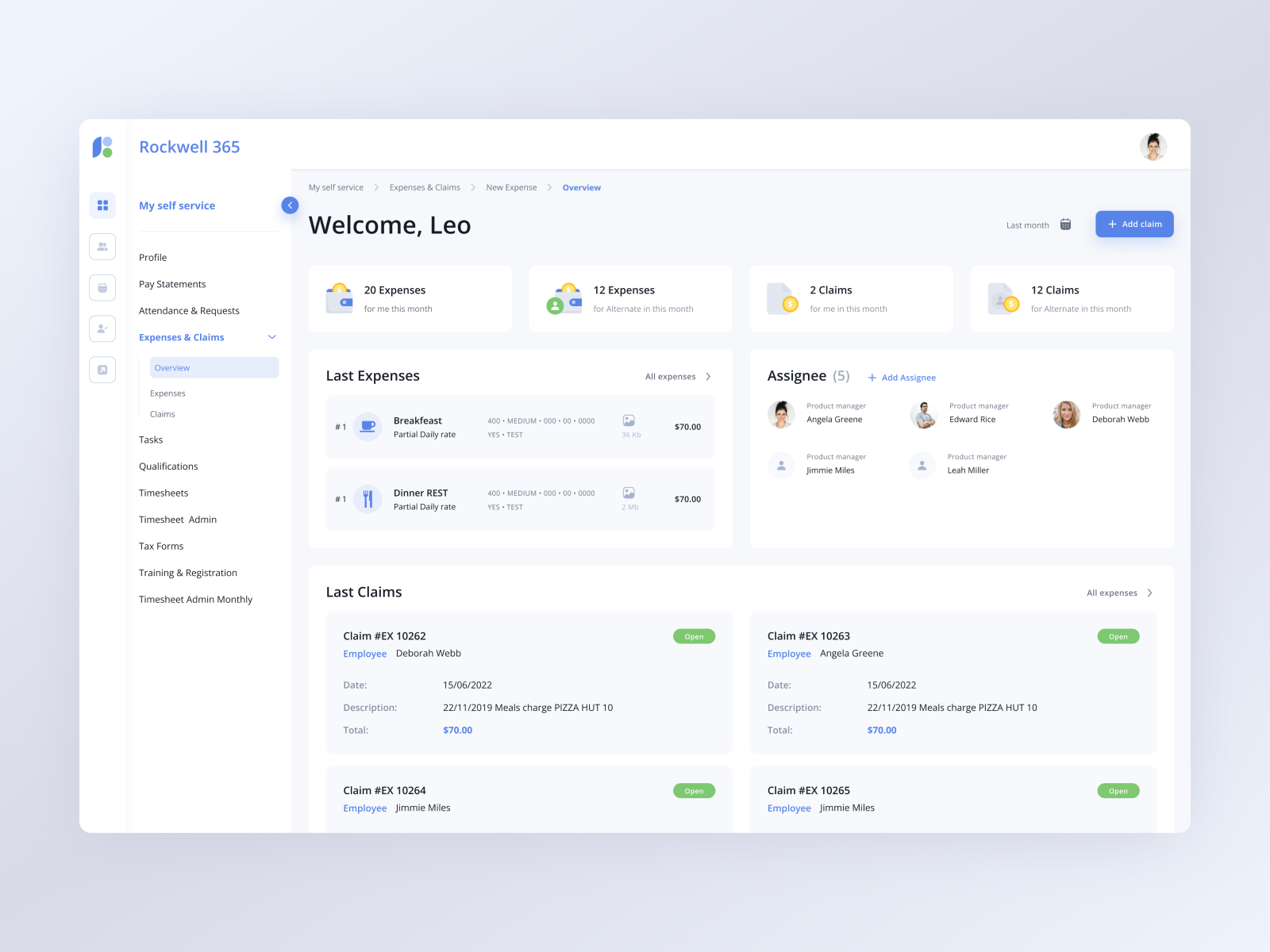 Accounting system dashboard by Asya Smirnova for TechWings on Dribbble