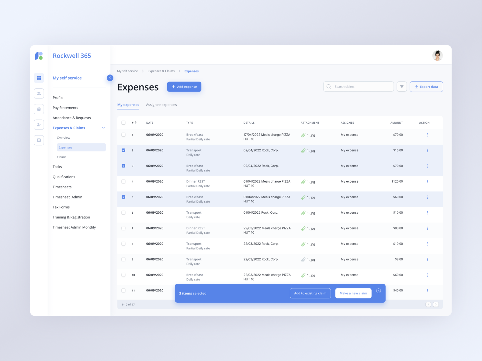 Accounting system by Asya Smirnova for TechWings on Dribbble