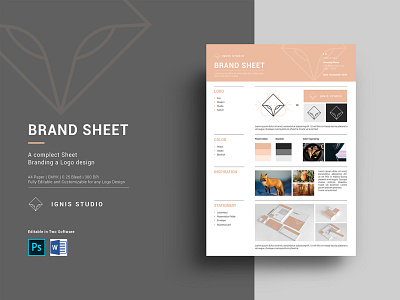 Brand Sheet brand identity brand sheet brand studio branding branding kit design mood mood broad