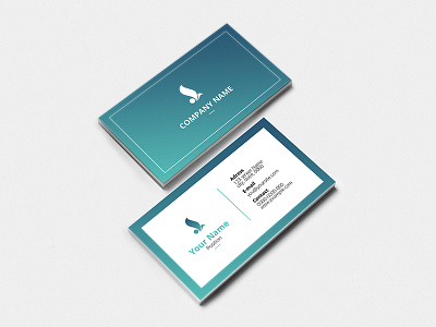 Business Card 3x2.5 business card business card design card corporate design fresh design simple design snaiby