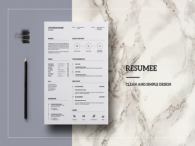 Minimal Resume bio data corporate design cv microsoft file minimal resume psd file psd resume resume