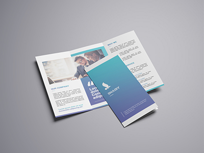 Corporate Trifold Brochure by Aesthetic Design on Dribbble