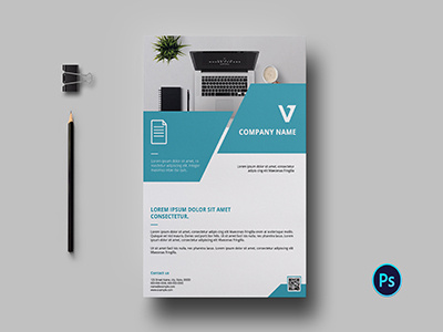 Business Flyer abstract design. photoshop file abstract flyer business flyer corporate design flyer flyer design minimal design