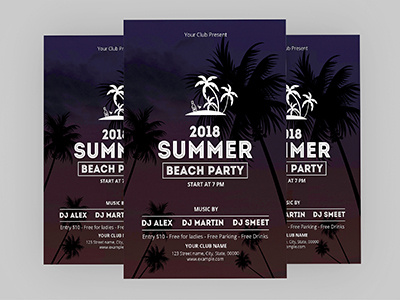 Summer party flyer flyer invitation card invitation flyer party flyer party invitation. summer party flyer