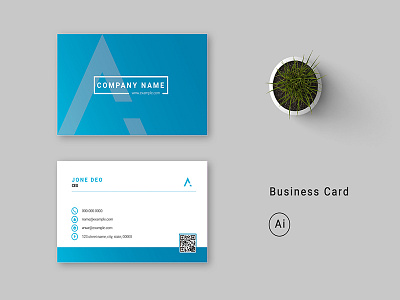 Business Card business card card minimal design