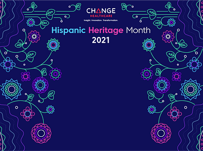 Hispanic Heritage Month- MS teams backgrounds adobe illustrator brand design branding corporate design design flowers graphic design hispanic icon design icons illustration microsoft teams pattern ui vector vector backgrounds