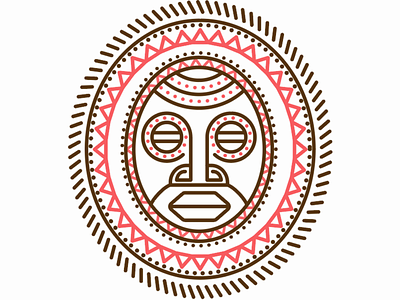 African Mask african african mask branding concept doodle face icons illustration logo tribal vector vector artwork