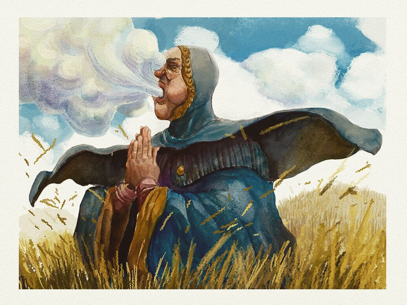 Wind whisperer visual development concept art character design fantasy fantasy art photoshop art photoshop adobe photoshop traditional media watercolor art watercolor illustration watercolors watercolor