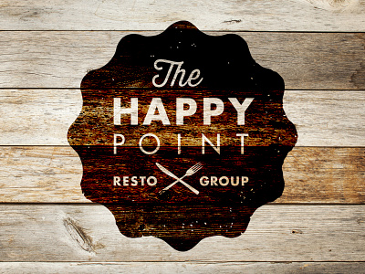 Branding for The Happy Point Resto Group bar branding creative direction logo restaurant