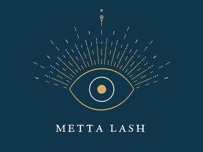 Metta Dribble illustration design creative direction branding logo