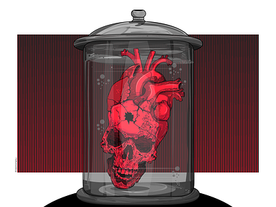 The Skull Heart - TheMushroomDesign