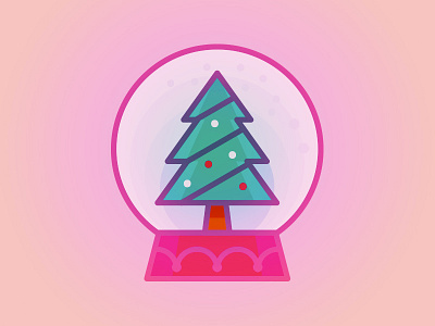 Christmas Tree Snow globe