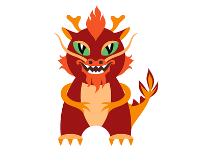 Dragon by Anna Labinskaya on Dribbble