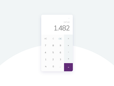 Calculator - Daily UI adobexd app calculator daily ui design ui ux