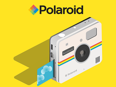 Polaroid Socialmatic Isometric Design