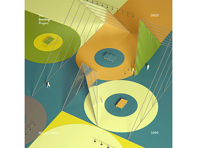 0603 36days n 36daysoftype abstract design everyday experimental graphic design poster render the stealing project