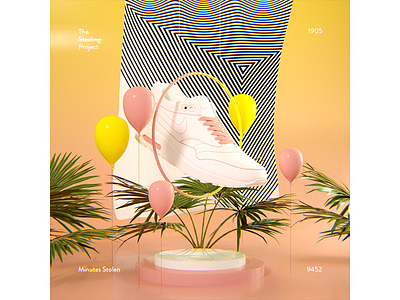 1905 airmax cinema4d design everyday experimental graphic design illustration nike poster print stilllife the stealing project