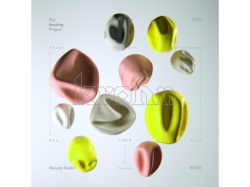 3105 abstract poster everyday design set experimental graphic design the stealing project illustration cinema4d print geometric