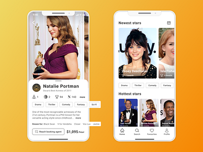 Actor Seeker App app dailyui productdesign ui userexperience ux uxdesign uxui