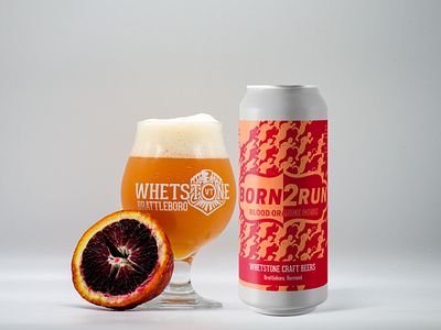 Born 2 Run Blood Orange Gose Ale - Label Render