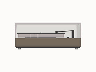 Day 5: Recordplayer daily project drawing illustration line lines music old record record player vinyl