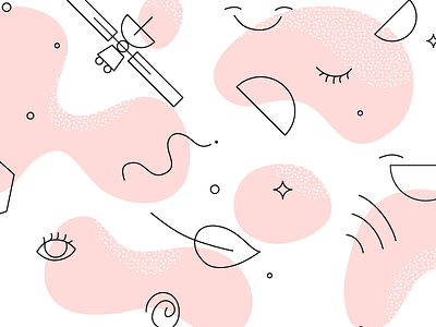 💝 👁 🛰 blob digital illustration lines play simple texture