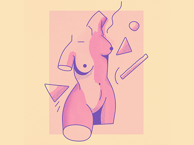 Body character illustration illustrator scene situation textures vector