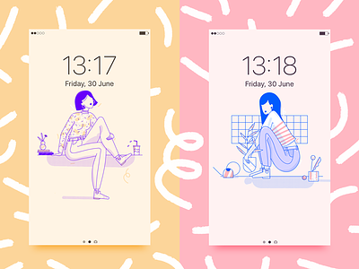 Sassy ladies wallpapers ✨ background download free illustration iphone