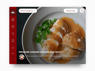 Nom Nom Paleo iPad app cooking ios ipad mobile navigation parallax recipe ui userexperience ux webby