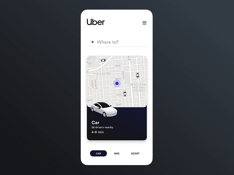 Uber Redesign designs, themes, templates and downloadable graphic 