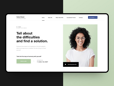 Homepage — Concept (Dribbble Invite) design dribbble invite green grid homepage invite landing page layout photo screen typography ui ux white