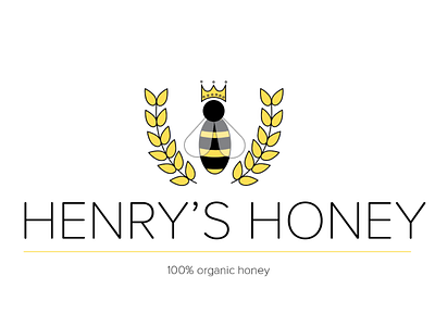 Henry's Honey Logo brief briefbox henryshoney honey packaging logo design