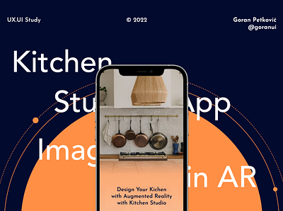 Kitchen Studio AR / UX.UI app design ar design inspiration interface product design startup ui ux