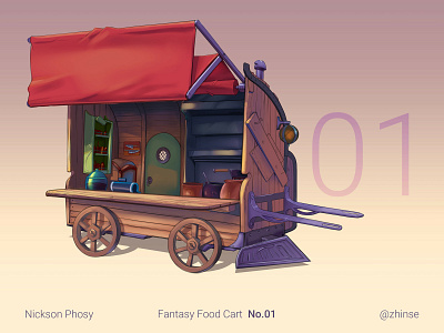 Fantasy Food Cart Concept 01