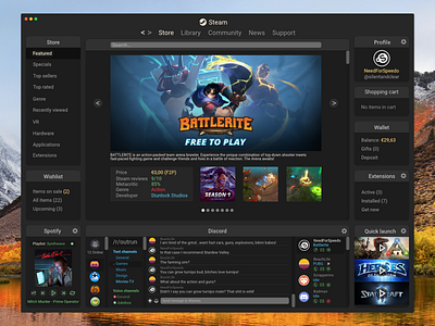 Steam redesign