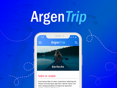 ArgenTrip / Travel App app argentina organize travel trip ui usability ux