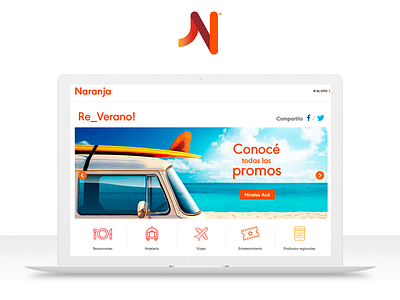 Naranja argentina concurso creative design flat icon illustration travel ui usability vector web