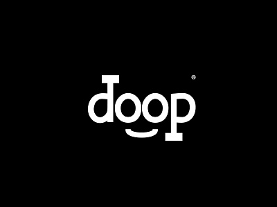 doop branding face idea logo mark smile