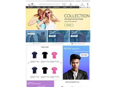 E Commerce Homepage